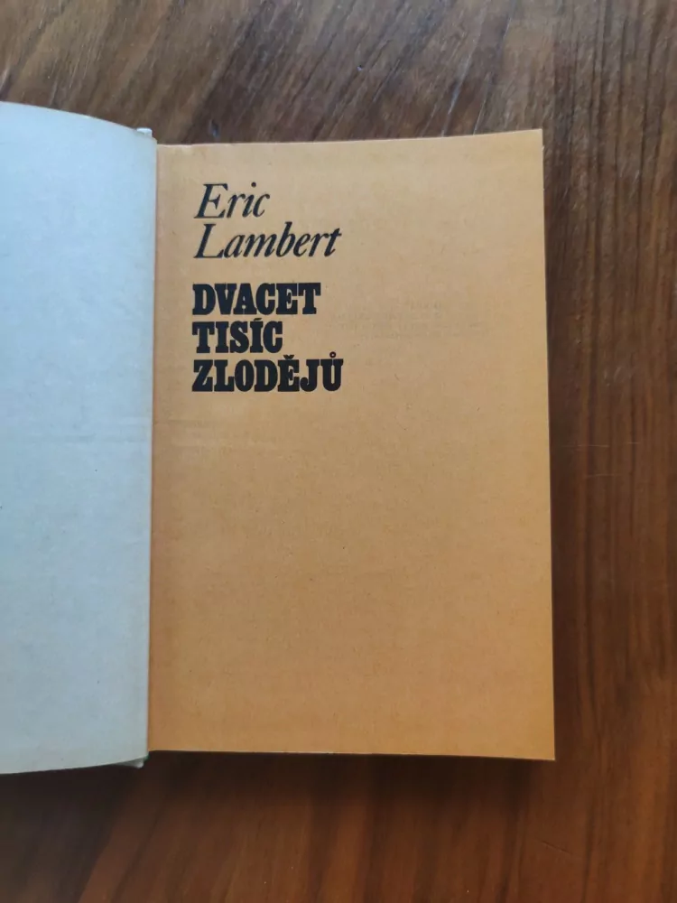 ERIC LAMBERT - Dvacet tisíc zlodějů