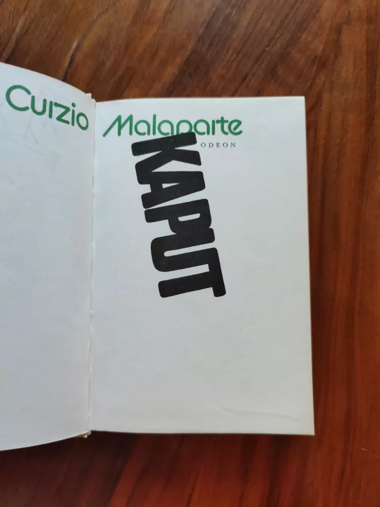 CURZIO MALAPAITE - Kaput