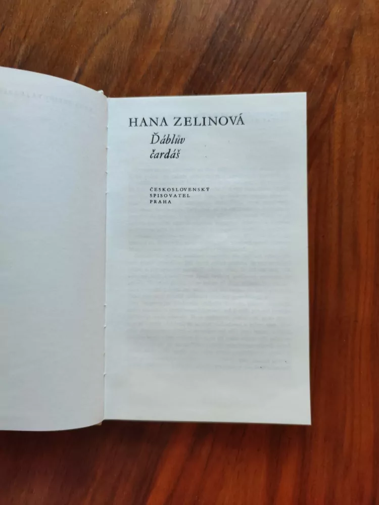HANA ZELINOVÁ - Ďáblův čardáš