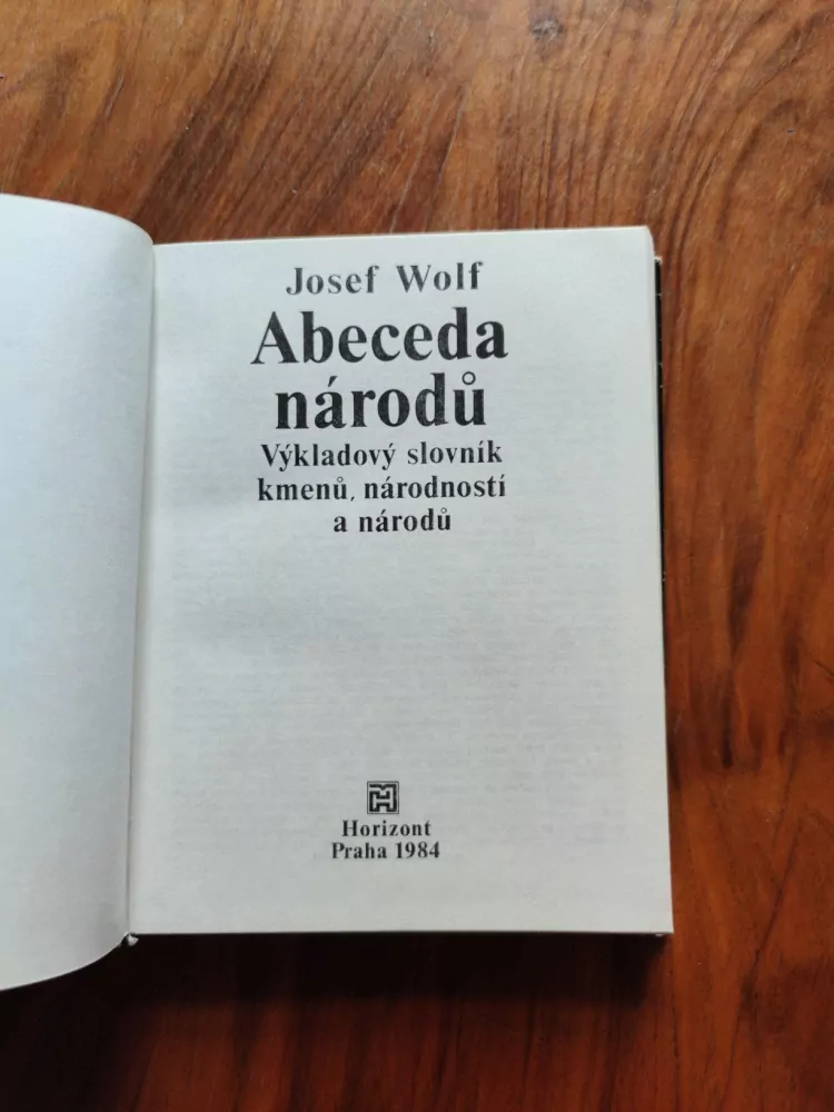 JOSEF WOLF - Abeceda národů