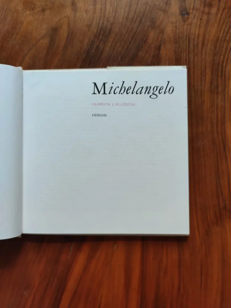 OLDŘICH J. BLAŽÍČEK - Michelangelo