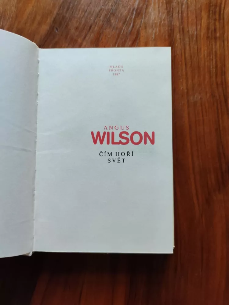 ANGUS WILSON - Čím hoří svět