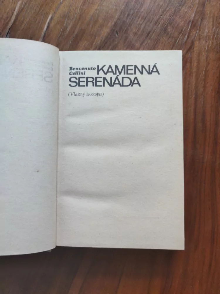BENVENUTO CELLINI - Kamenná serenáda