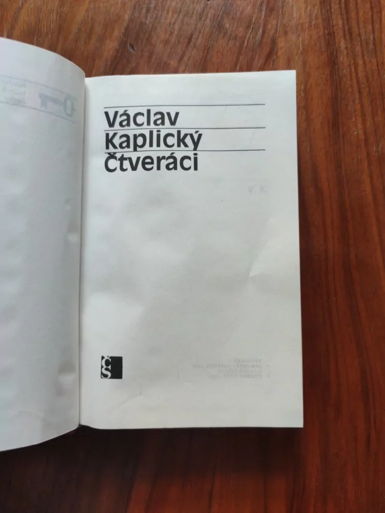 VÁCLAV KAPLICKÝ - Čtveráci