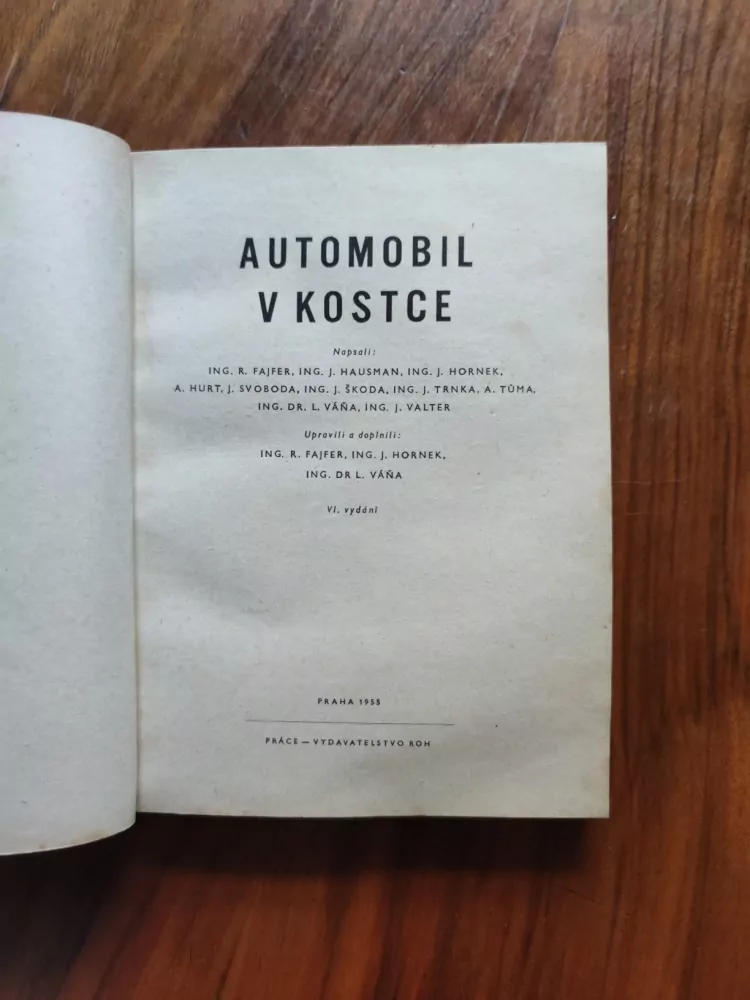 RUDOLF FAJFER - Automobil v kostce