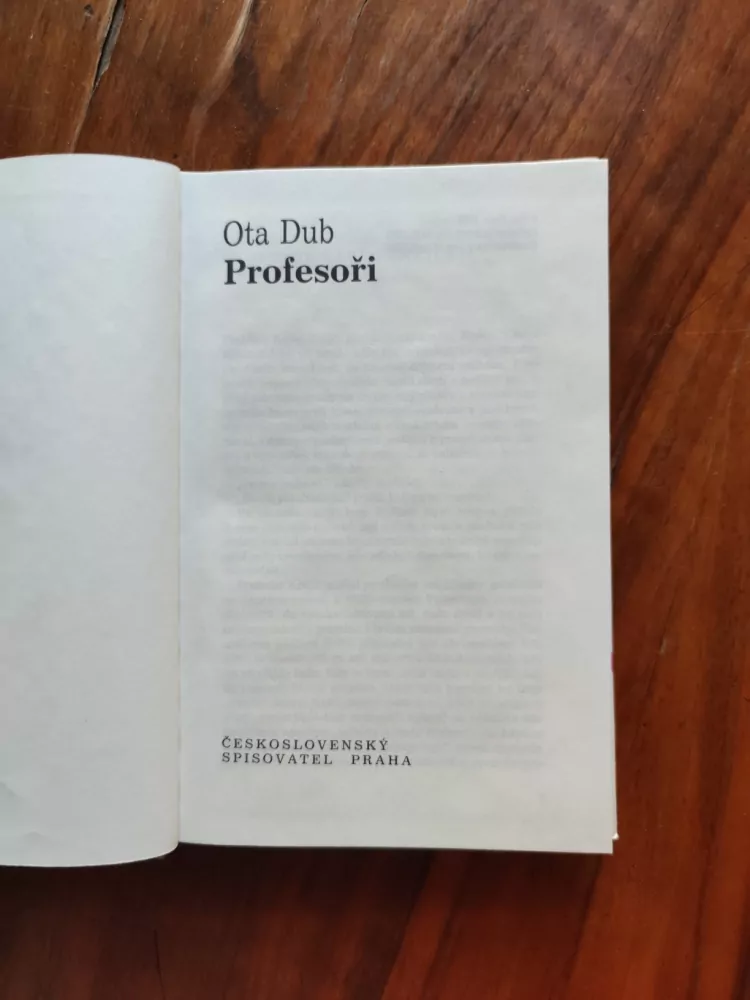 OTA DUB - Profesoři