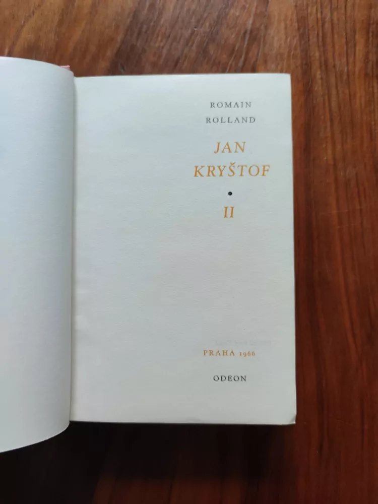 ROMAIN ROLLAND - Jan Kryštof II.