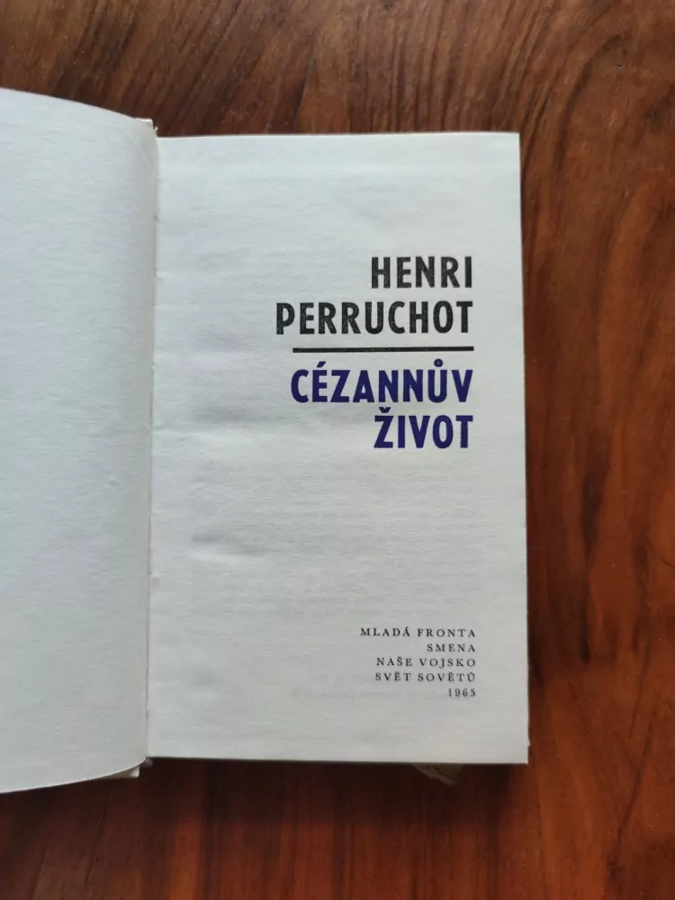 HENRI PERRUCHOT - Cézannův život