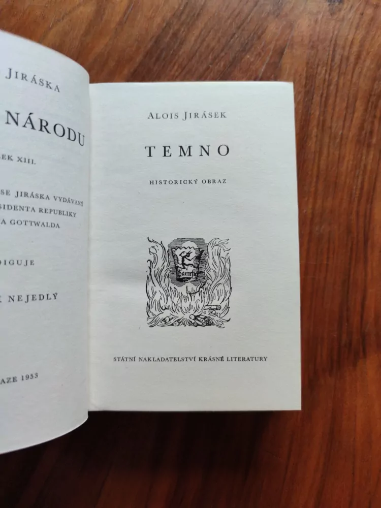 ALOIS JIRÁSEK - Temno