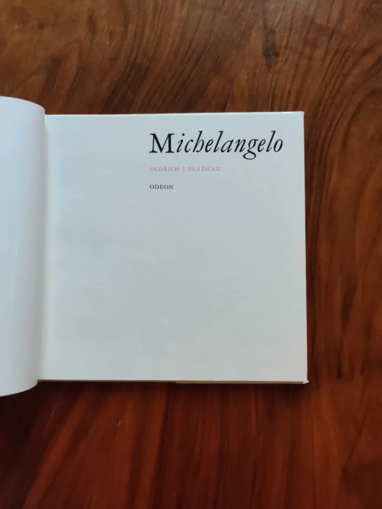 OLDŘICH J. BLAŽÍČEK - Michelangelo