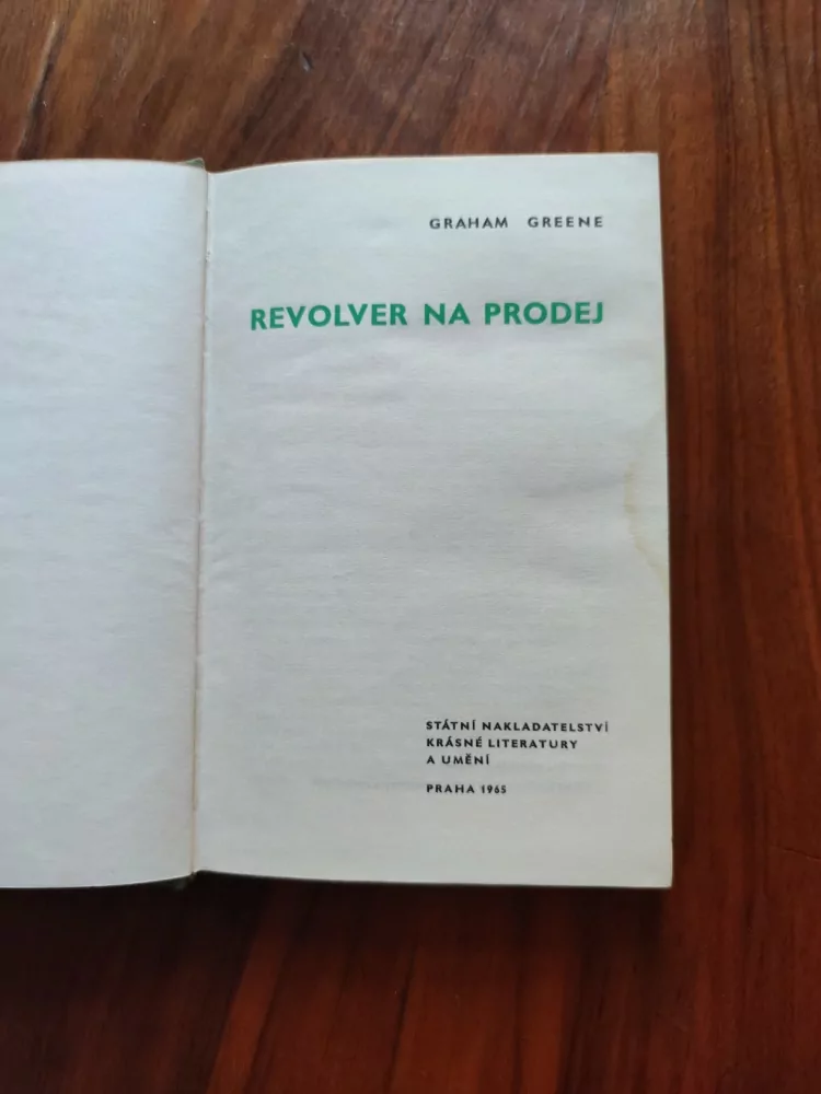 GRAHAM GREENE - Revolver na prodej