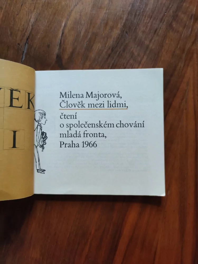 MILENA MAJOROVÁ - Člověk mezi lidmi (čtení o společenském chování)