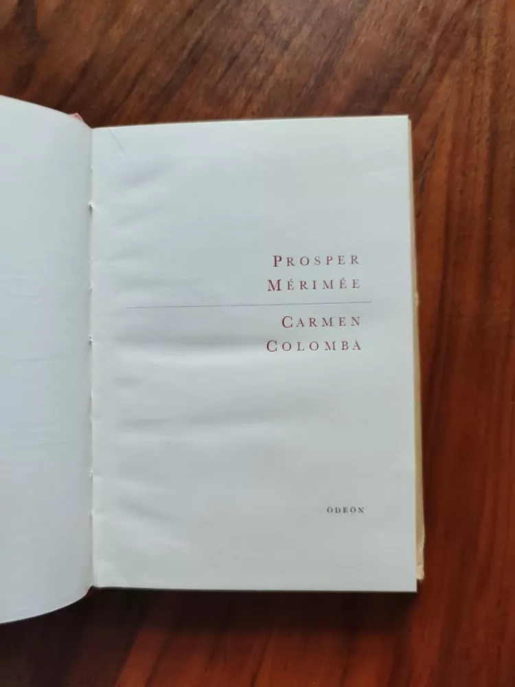 PROSPER MÉRIMÉE - Carmen, Colomba