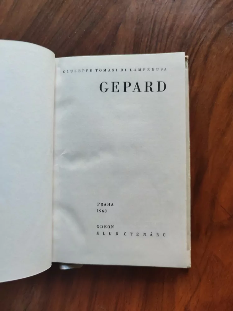 GIUSEPPE TOMASI DI LAMPEDUSA - Gepard