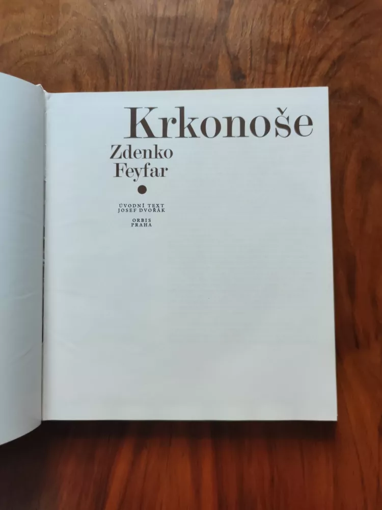 ZDENKO FEYFAR - Krkonoše