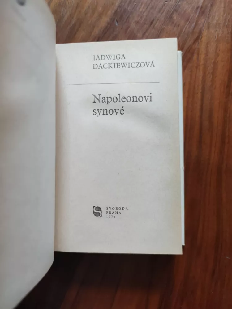 JADWIGA DACKIEWICZOVÁ - Napoleonovi synové