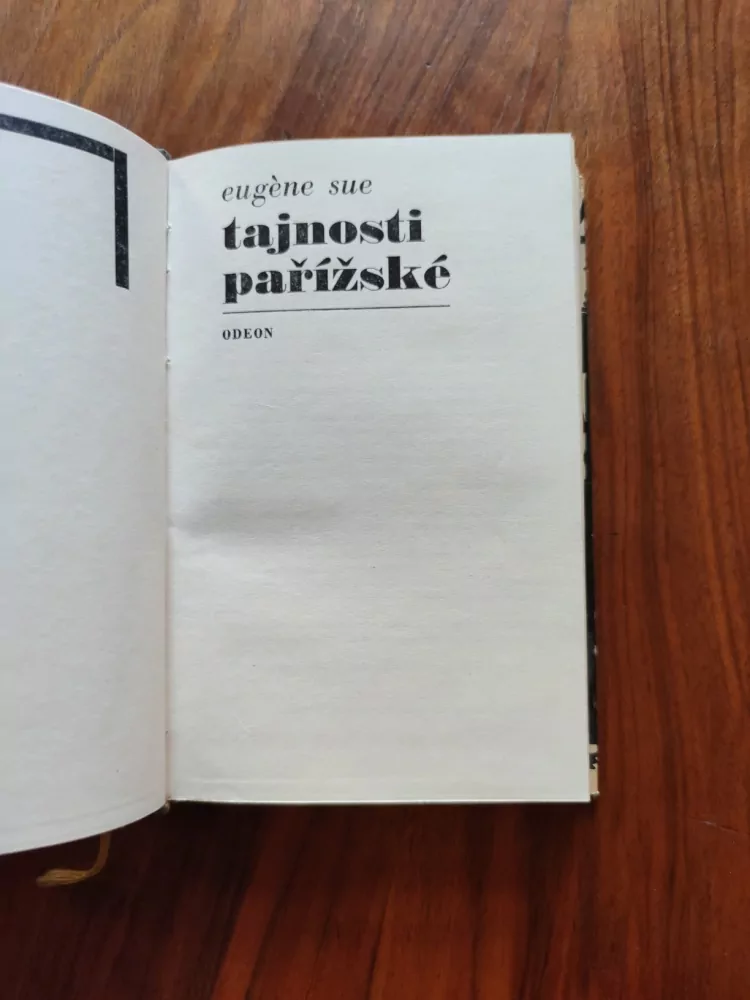 EUGÉNE SUE - Tajnosti pařížské