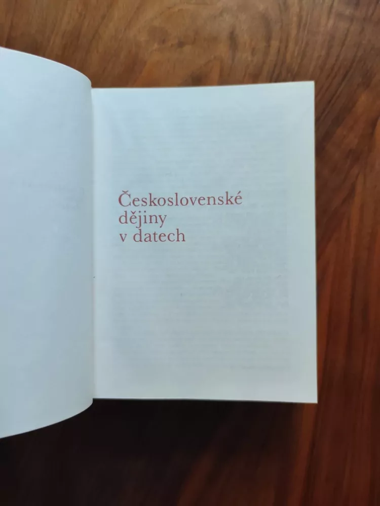 MIROSLAV BUCHVALDEK - Československé dějiny v datech