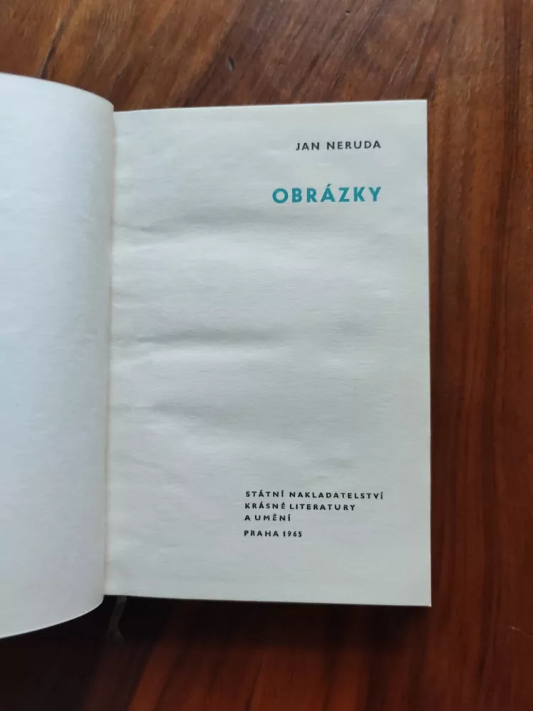 JAN NERUDA - Obrázky