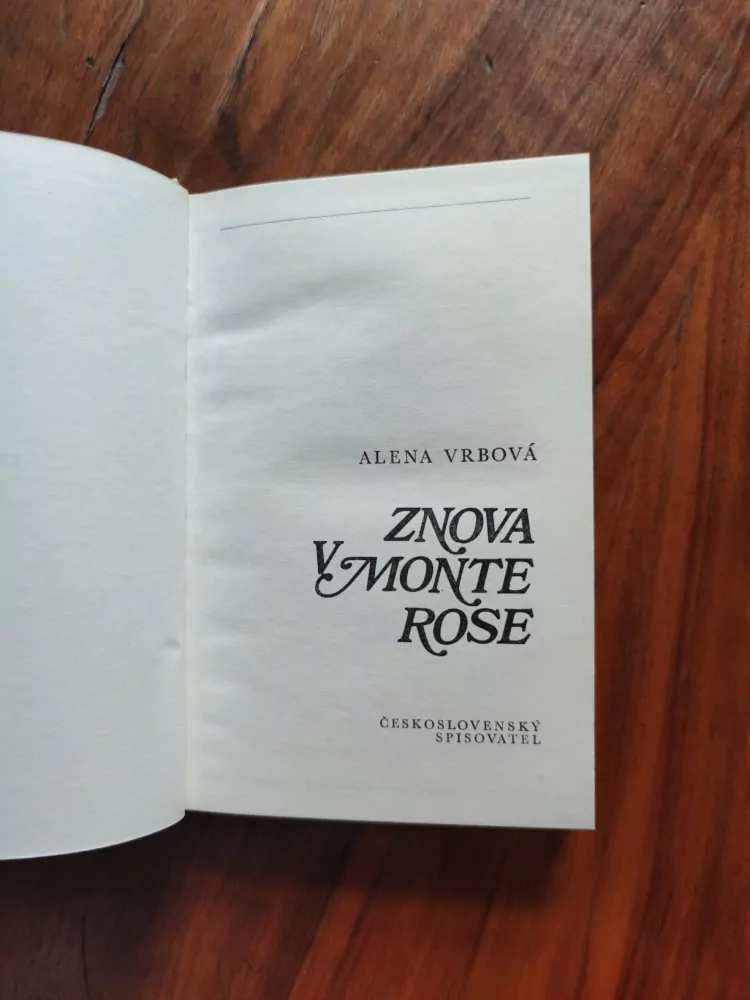 ALENA VRBOVÁ - Znova v Monte Rose