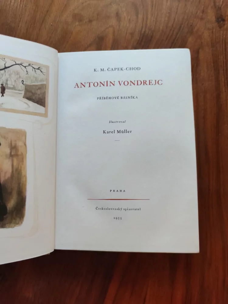 KAREL MATĚJ ČAPEK-CHOD - Antonín Vondrejc