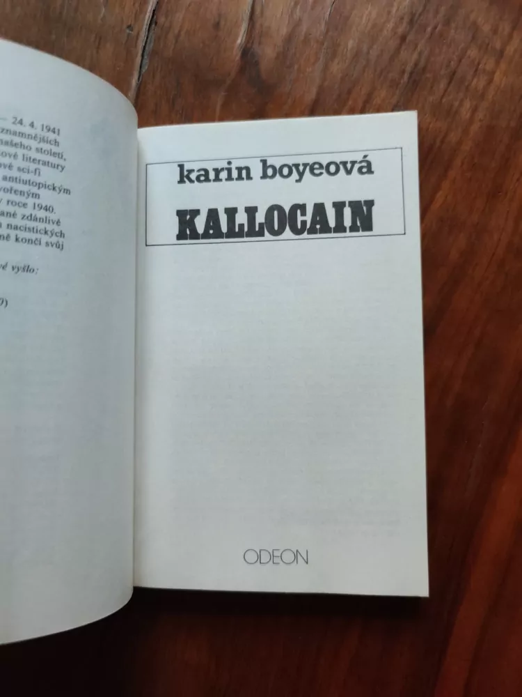 KARIN BOYE - Kallocain