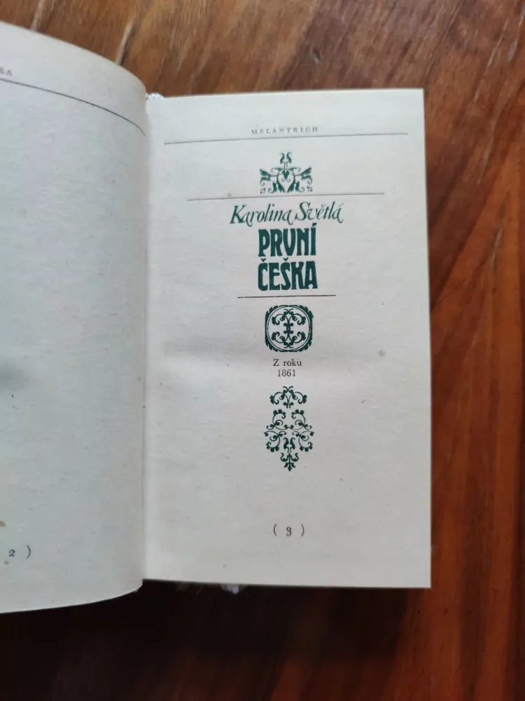 KAROLÍNA SVĚTLÁ - První Češka