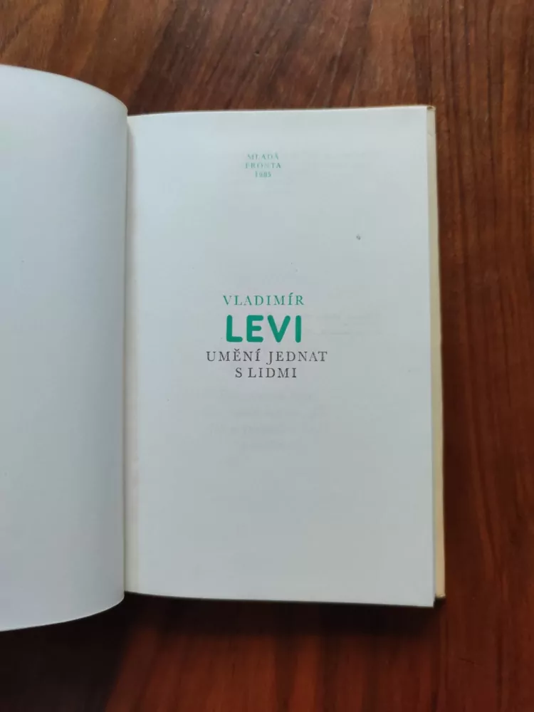 VLADIMÍR LVOVIČ LEVI - Umění jednat s lidmi