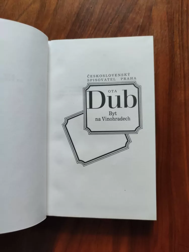 OTA DUB - Byt na Vinohradech