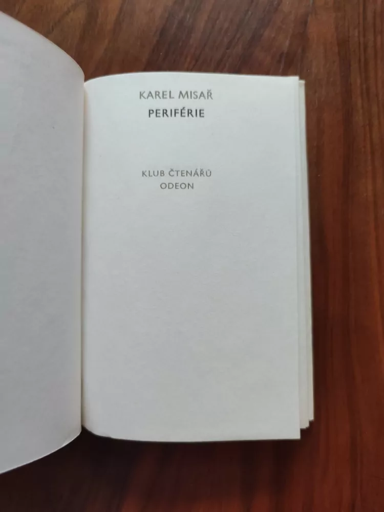 KAREL MISAŘ - Periférie