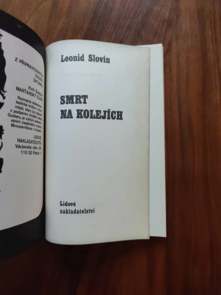 LEONID SLOVIN - Smrt na kolejích