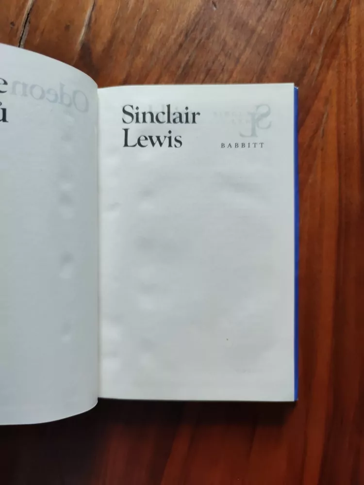 SINCLAIR LEWIS - Babbitt