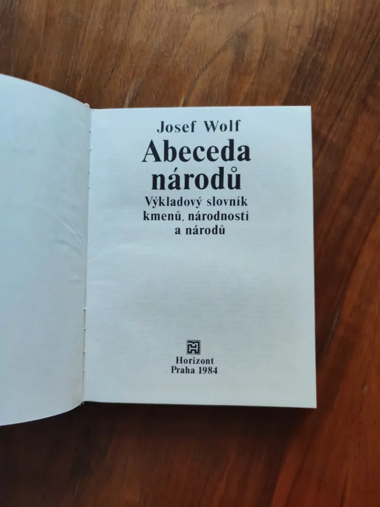 JOSEF WOLF - Abeceda národů