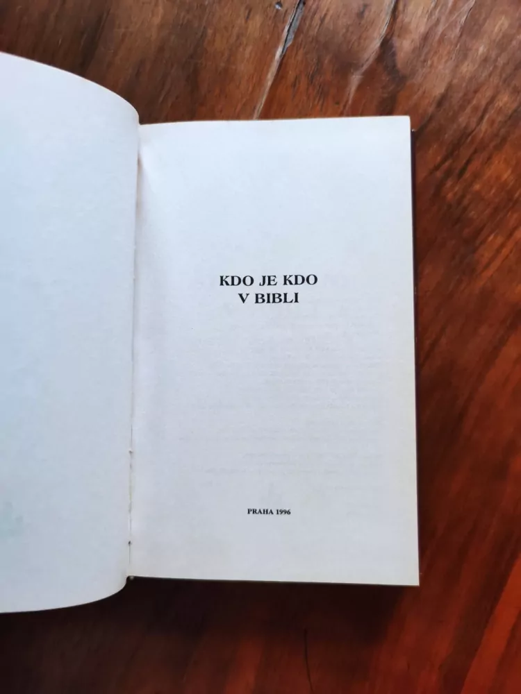 PETER CALVOCORESSI - Kdo je kdo v Bibli