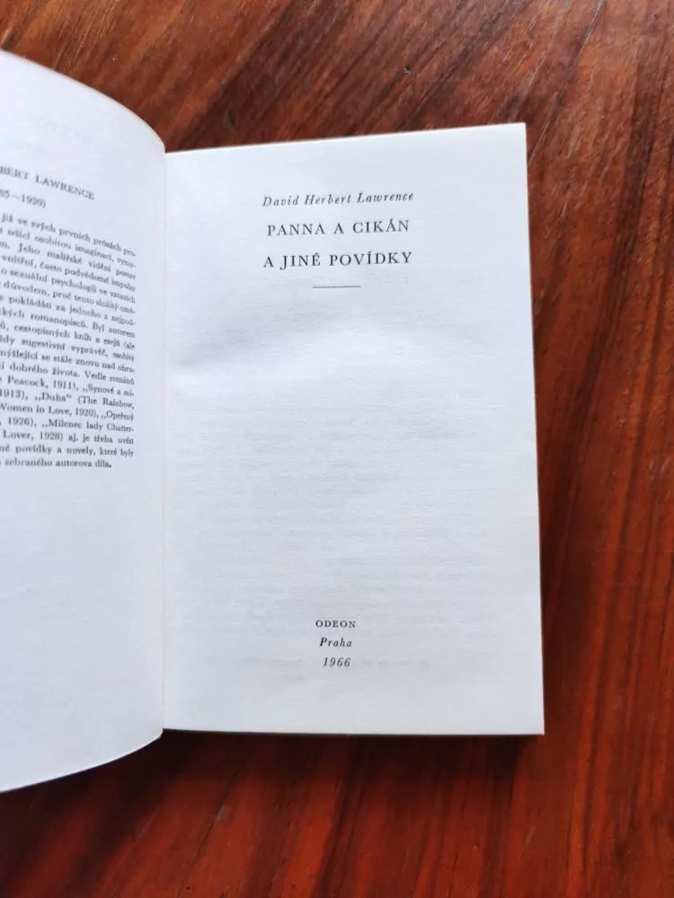 DAVID HERBERT LAWRENCE - Panna a cikán a jiné povídky