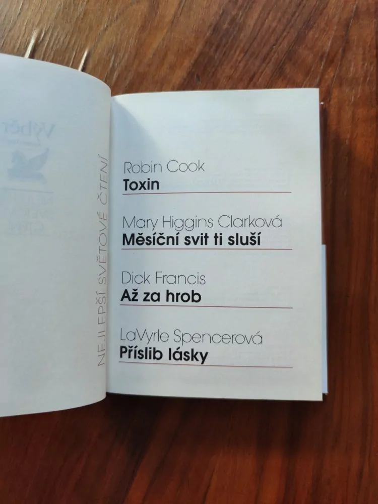 NEJLEPŠÍ SVĚTOVÉ ČTENÍ - Toxin, Měsíční svit ti sluší, Až za hrob, Příslib lásky