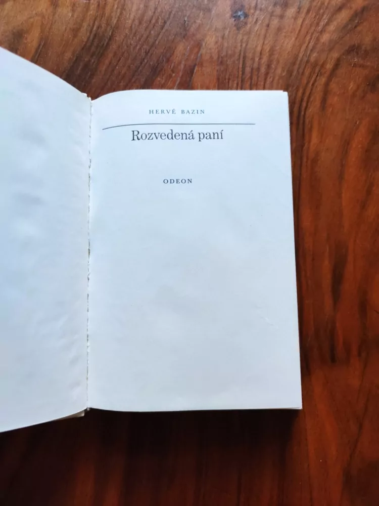 HERVÉ BAZIN - Rozvedená paní