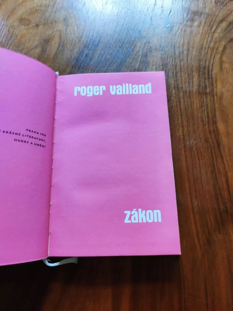 ROGER VAILLAND - Zákon
