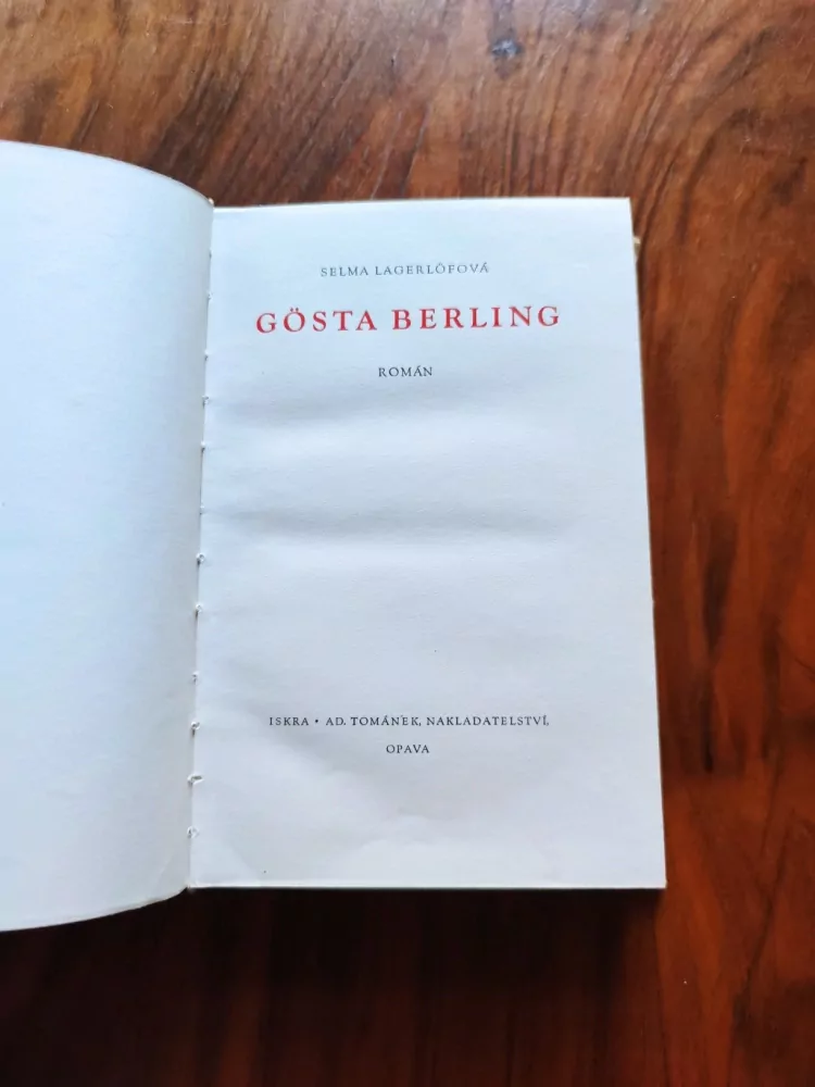 SELMA LAGERLÖF - Gösta Berling