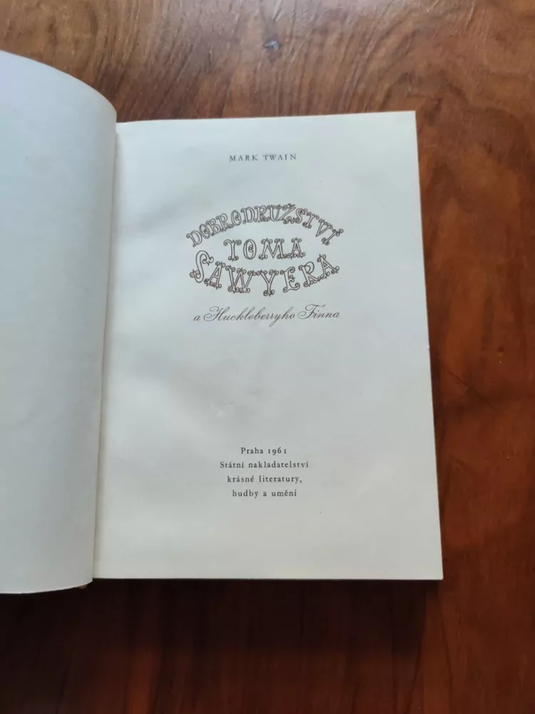 MARK TWAIN - Dobrodružství Toma Sawyera a Huckleberryho Finna