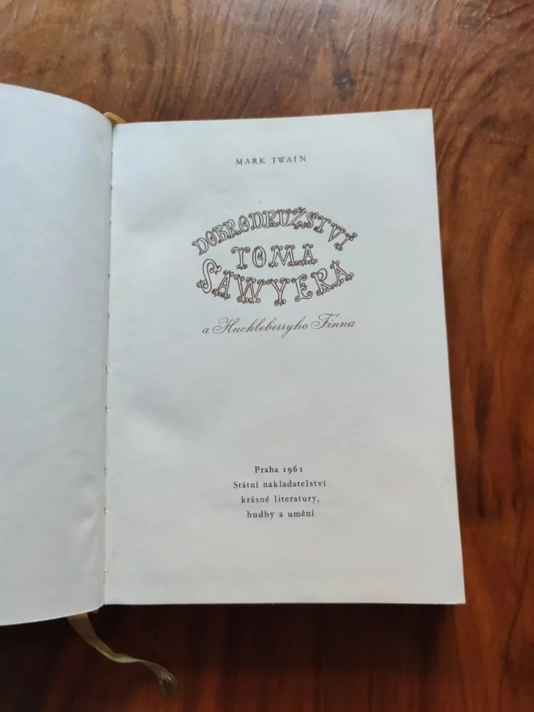 MARK TWAIN - Dobrodružství Toma Sawyera a Huckleberryho Finna