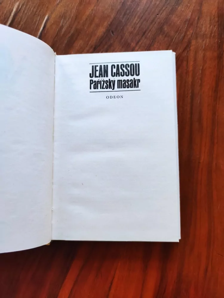 JEAN CASSOU - Pařížský masakr