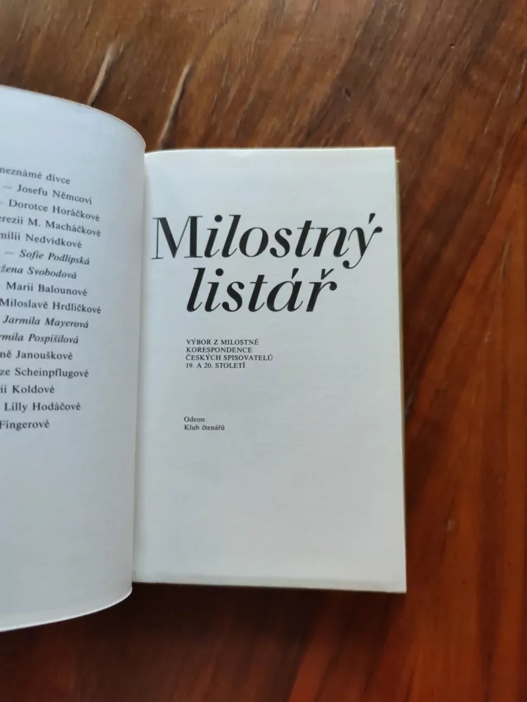 JAROSLAVA JISKROVÁ - Milostný listář