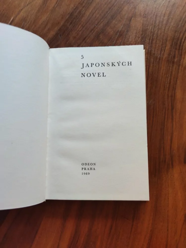 IČIJÓ HIGUČI, HÓMEI IWANO, JASUNARI KAWABATA, RIIČI JOKOMICU - Pět japonských novel
