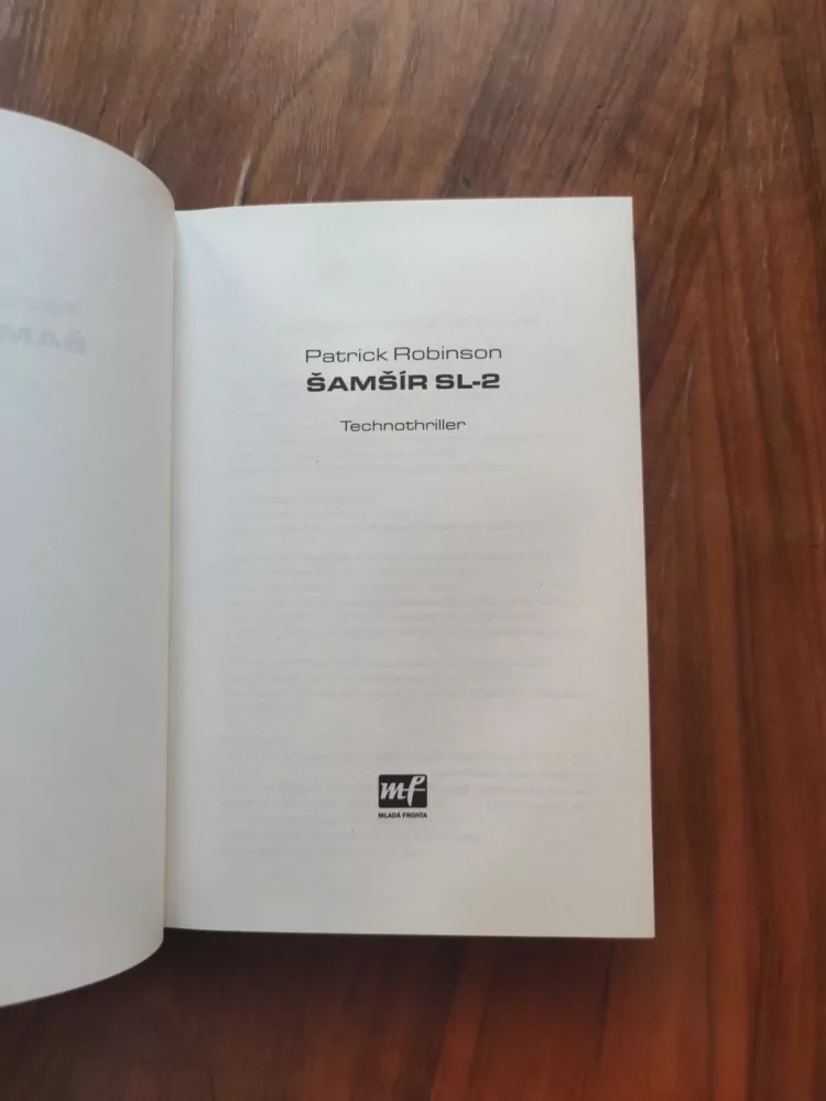 PATRICK ROBINSON -  Šamšír SL-2