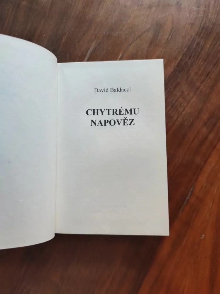 DAVID BALDACCI - Chytrému napověz