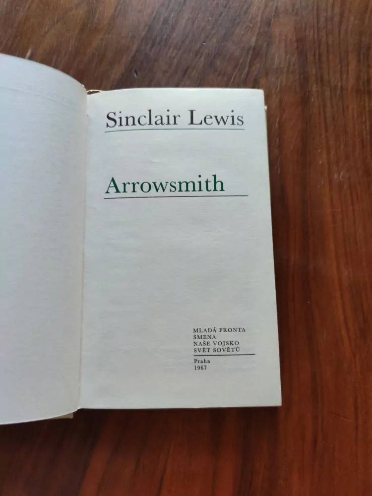 SINCLAIR LEWIS - Arrowsmith