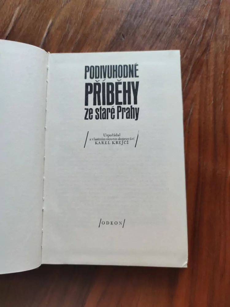 KAREL KREJČÍ - Podivuhodné příběhy ze staré Prahy