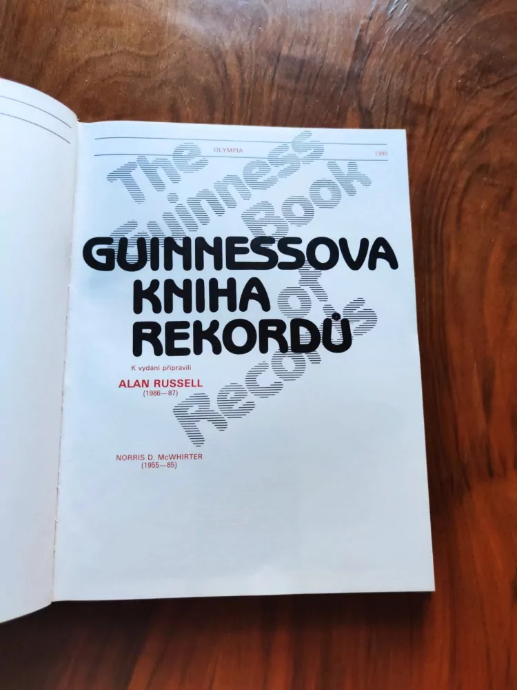 ALAN RUSSELL, NORRIS D. McWHIRTER - Guinnessova kniha rekordů