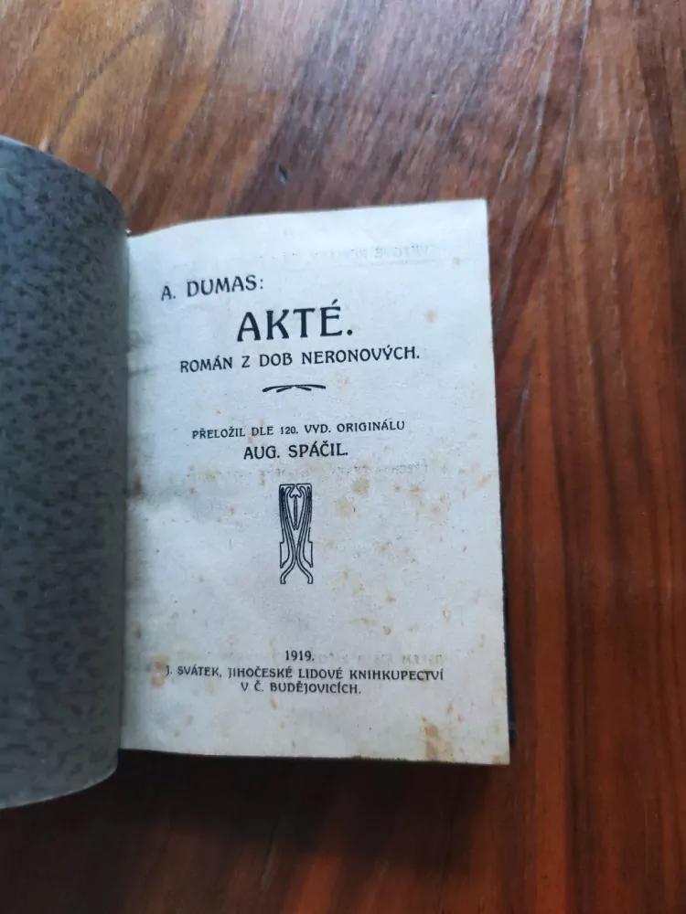 ALEXANDRE DUMAS - Akté